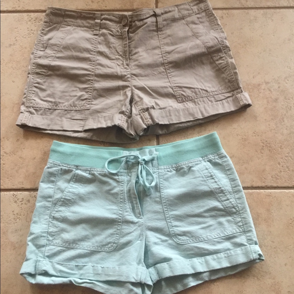 LOFT Outlet linen blend shorts Size 2 & 4 - Picture 1 of 7
